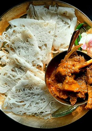 ঝাল ঝাল হাঁসের মাংস কষা‌(jhal jhal haser mangsho kosha recipe in Bengali) রেসিপির প্রধান ছবি