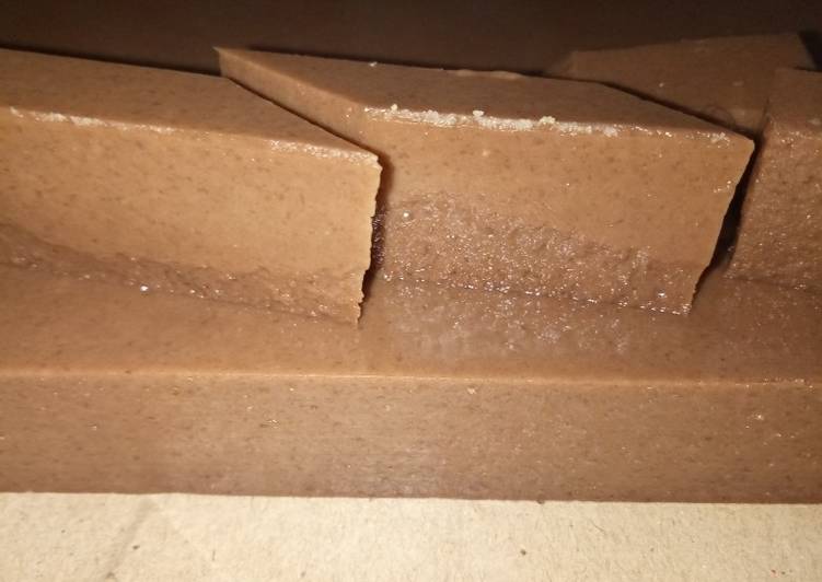 Puding coklat roti tawar