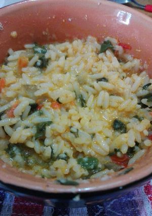 Una foto de Guiso de arroz extra sencillo