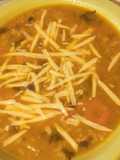 Sopa de verduras con arroz integral muy saludable y deliciosa