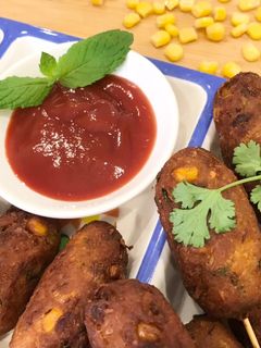 हैदराबादी स्नैक्स कॉर्न कबाब (hyderabadi snacks corn kabab recipe in Hindi) रेसिपी मुख्य फोटो
