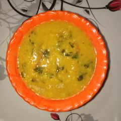 A picture of Yellow moong dall.