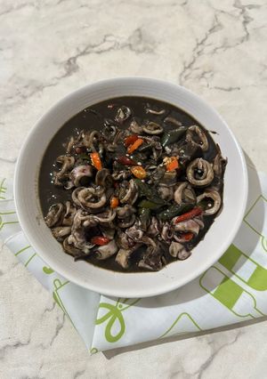 Foto resep Cumi Hitam Asam Manis