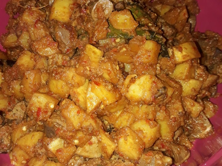 Langkah Gampang Membuat Resep Sambal Goreng Kentang with Hati Ampela yang Bikin Ngiler Anti Ribet, Lezat