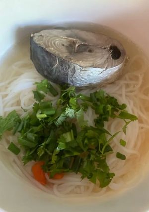 Hình của món Cà ngừ nấu mẳn.