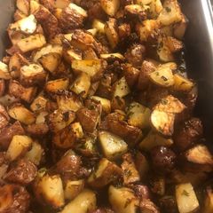 Herbed Oven Potatoes A picture of Herbed Oven Potatoes.