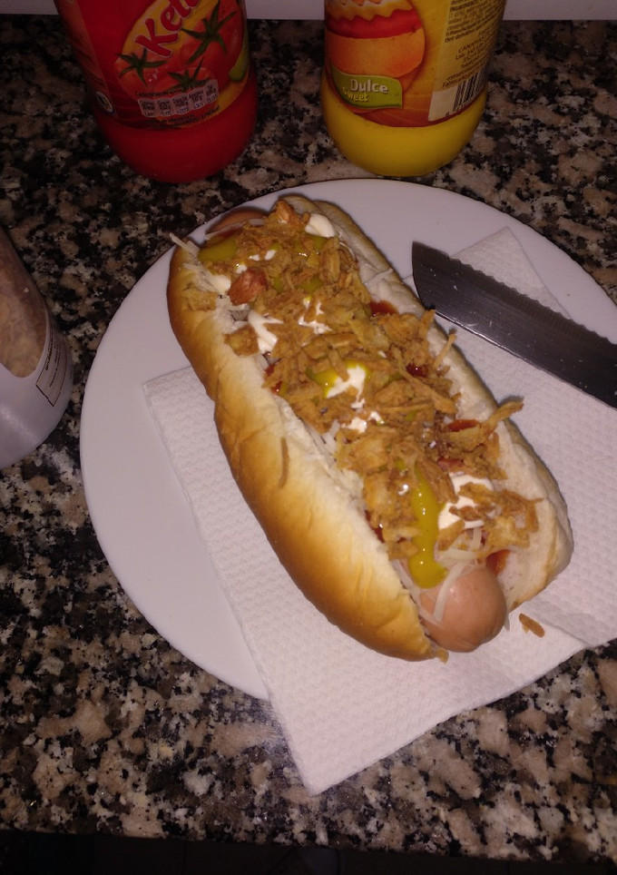 Una foto de Perrito caliente