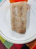 Helado de leche vegetal (con mordida incluida)