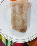 Helado de leche vegetal (con mordida incluida)