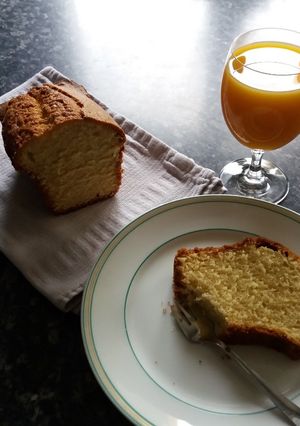 Une photo de Cake à la crème fraîche