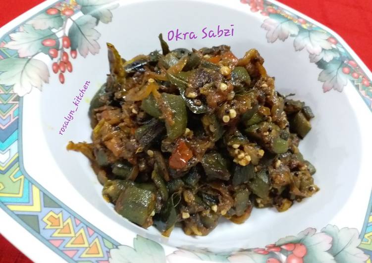 Simple Way to Prepare Award-winning Okra Sabzi