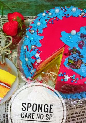 Foto resep Basic sponge cake no sp tapi hasilnya sangat lembut