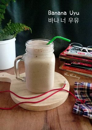 Foto resep Banana Uyu 바나나 우유 Korean Banana Milk 🍌🥛