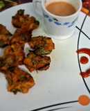 Crispy Bhajiye of Watermelon rind