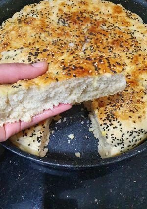 صورة لوصفة فطيره من دون عجن ولا أسهل 😍