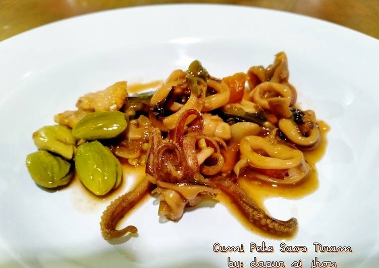 Cumi pete saos tiram