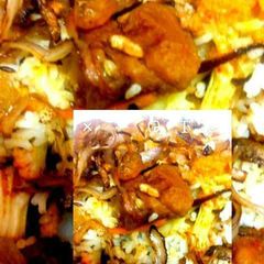 A picture of Soya veg dum briyani.