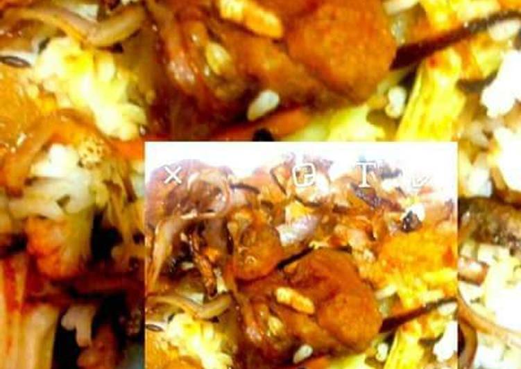 Simple Way to Prepare Ultimate Soya veg dum briyani