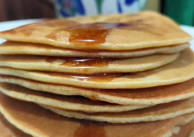 Bagaimana Menyiapkan Pancake mudah, Enak Banget