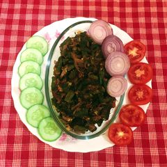A picture of Tangy Masala Bhindi.