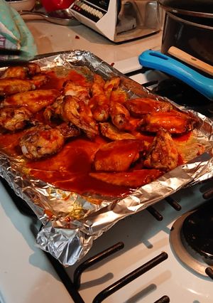 A picture of Baked Buffalo Wings.