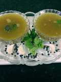 பூண்டு மிளகு புதினா சூப்(garlic pepper mint soup recipe in tamil)