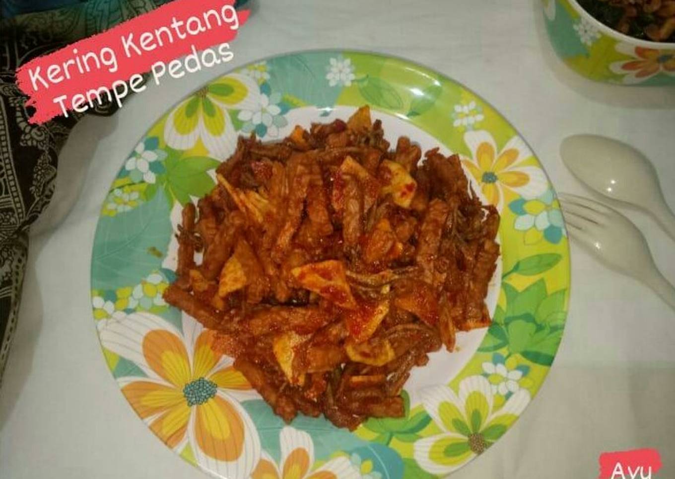 Cara Gampang Membuat Kering Tempe Kentang Pedas yang Lezat Sekali