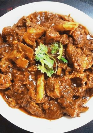 মেজবানী খাসির মাংস রেসিপির প্রধান ছবি
