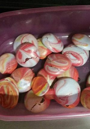 Une photo de Meringues couleur licorne