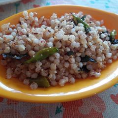 Sabudana khichdi A picture of Sabudana khichdi.