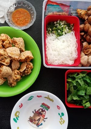 Foto resep Bakso dan tahu walik crispy