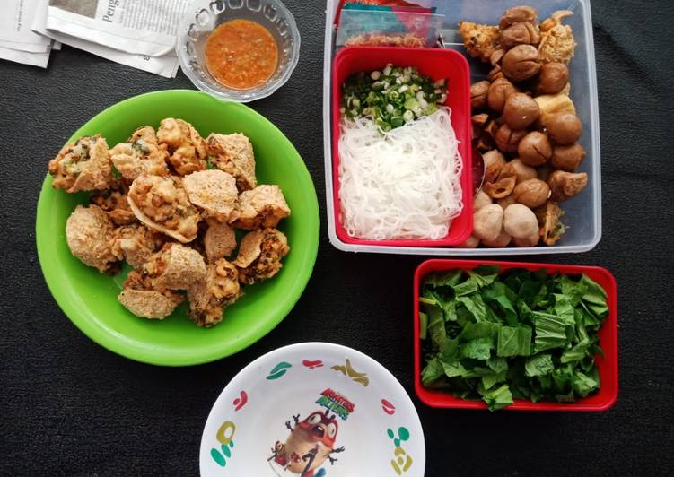 Bakso dan tahu walik crispy