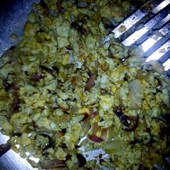 Onion scrambled eggs # staplefoodrecipecontest A picture of Onion scrambled eggs # staplefoodrecipecontest.
