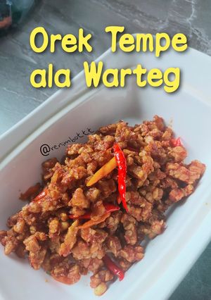 Foto resep Orek Tempe ala Warteg 🏠🤤