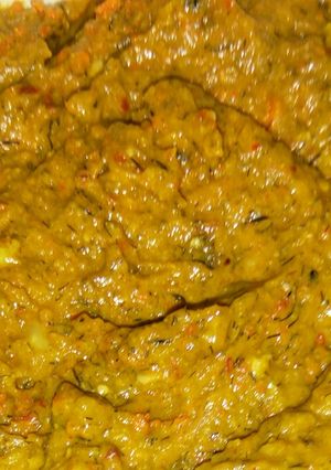 A picture of Methi chutney.