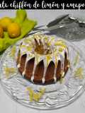Torta chiffón de limón y amapolas