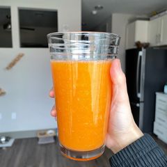 A picture of Yuzu Carrot Smoothie.