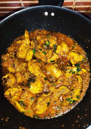 A picture of Homemade Masala Chicken Karahi 😋.