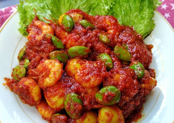 Cara Gampang Membuat Sambal goreng udang,telor puyuh,pete pedes dan enak, Lezat Sekali