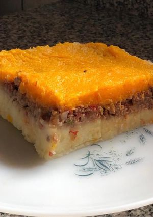 Una foto de Riquísimo pastel de papa y zapallo