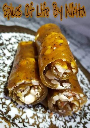 A picture of Dry fruit aampapad.