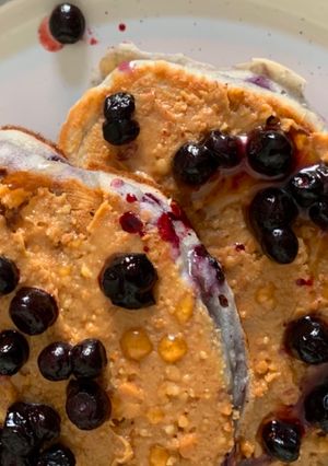 Áfonyás amerikai palacsinta recept fotója