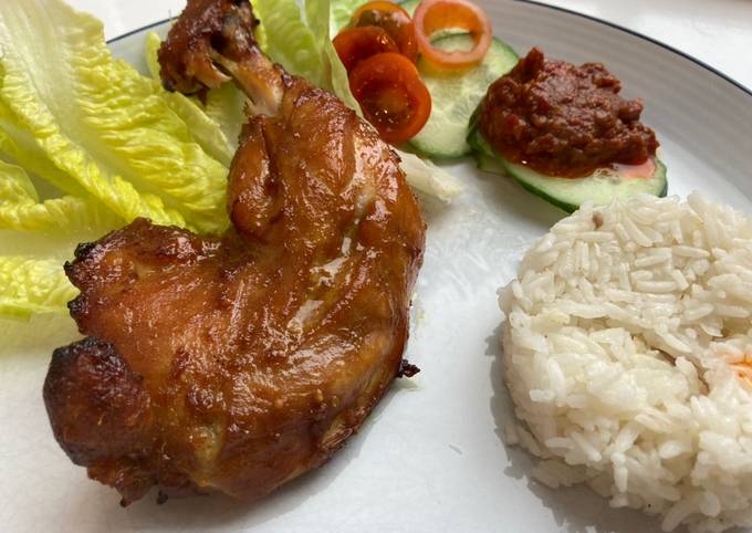 Resep Ayam bakar serasa di Indo deh biar pake oven 😋 oleh ...