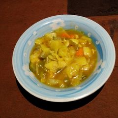 A picture of Corn sauce.