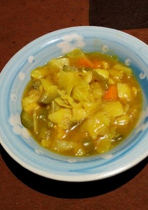 A picture of Corn sauce.
