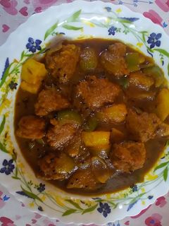 ক্যাপ্সিকাম দিয়ে মাছের ডিমের বড়ার তরকারি ( Capsicum diye macher dimer borar torkari recipe in Bengal রেসিপির প্রধান ছবি