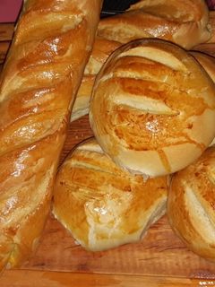 Una foto de Pan con manteca