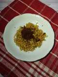 Mie goreng abon rendang sapi