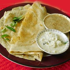 A picture of Barnyard millet dosa.