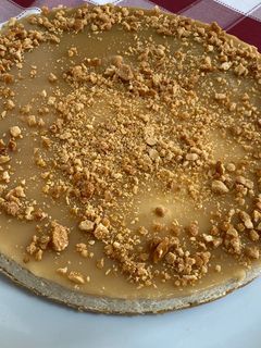 Una foto de Tarta de galleta y caramelo